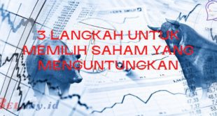 3 Langkah Memilih Saham yang Menguntungkan