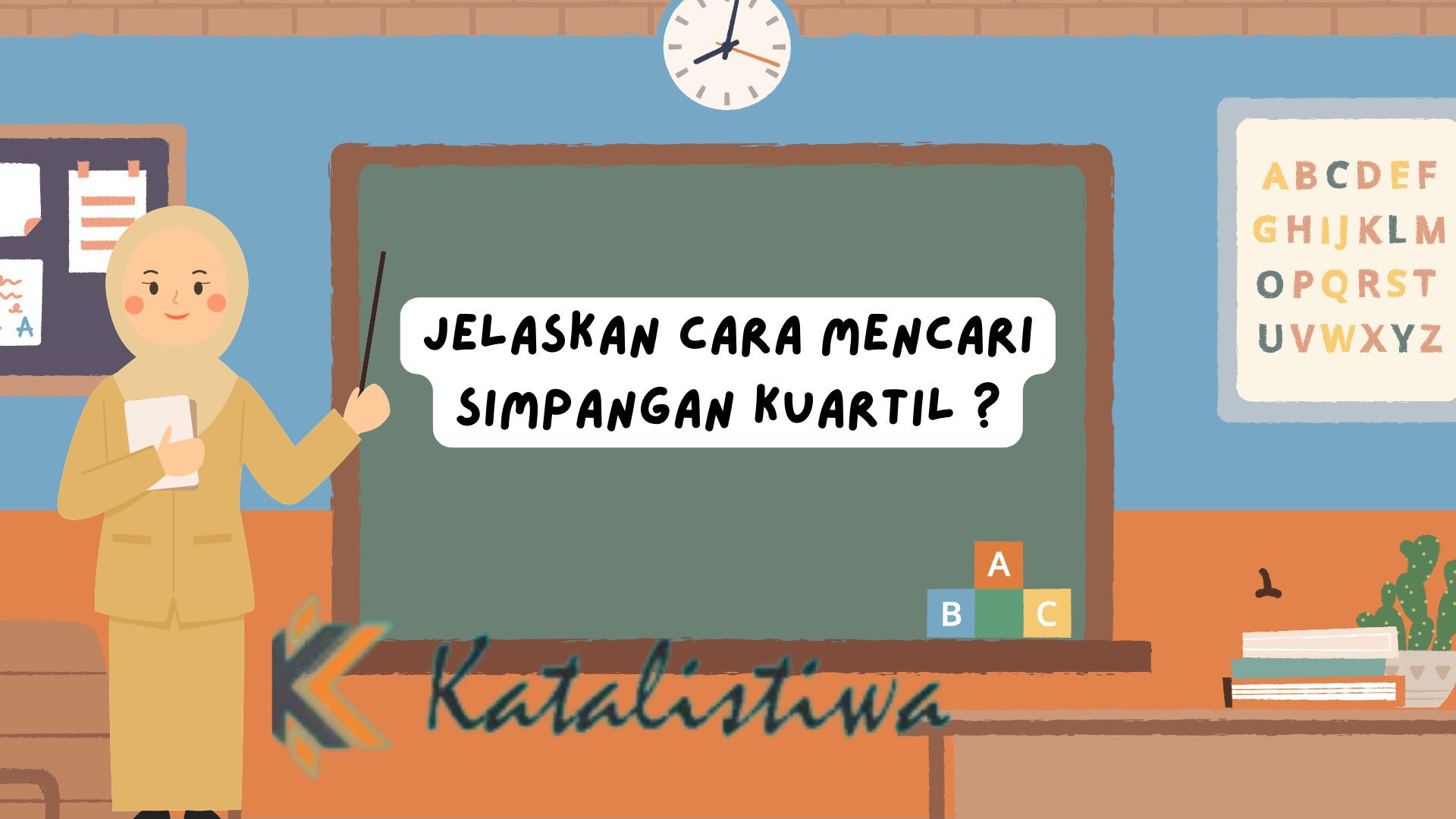Tolong Dong Jelaskan Cara Mencari Simpangan Kuartil