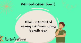 Allah mencintai orang beriman yang bersih dan