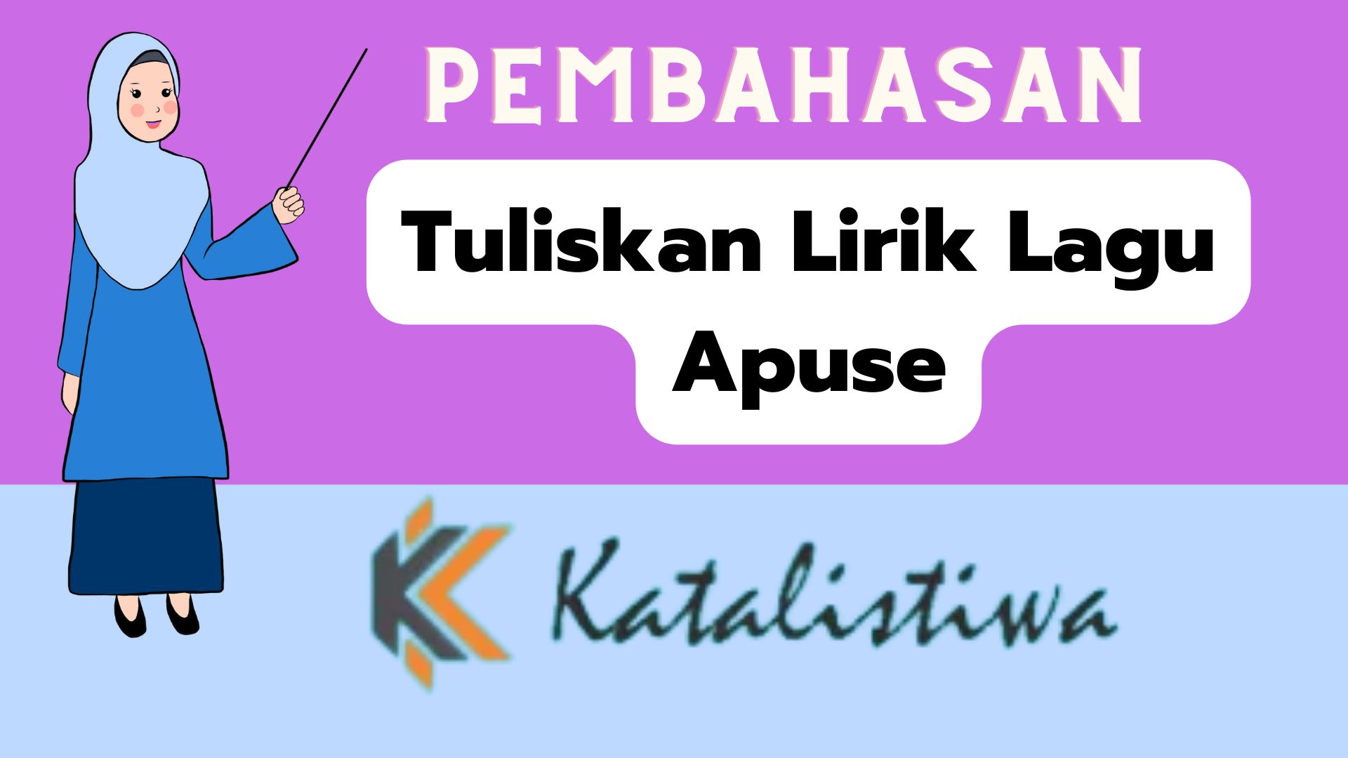Tuliskan Lirik Lagu Apuse