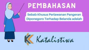 Sebab Khusus Perlawanan Pangeran Diponegoro Terhadap Belanda adalah