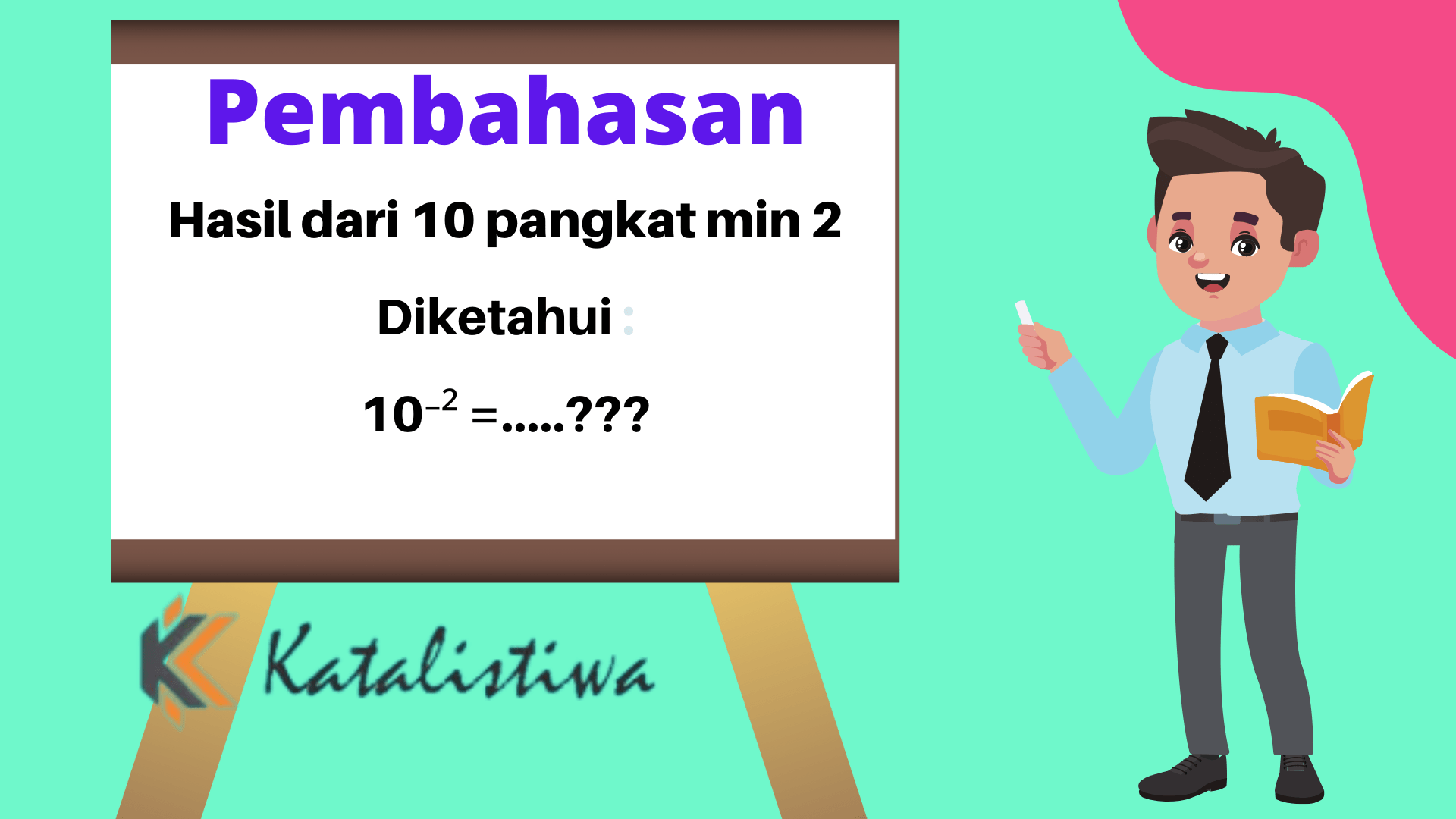 Hasil dari 10 pangkat min 2