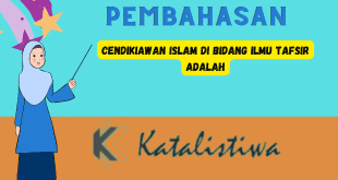 Cendikiawan Islam Di Bidang Ilmu Tafsir Adalah