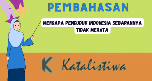 Mengapa penduduk indonesia sebarannya tidak merata