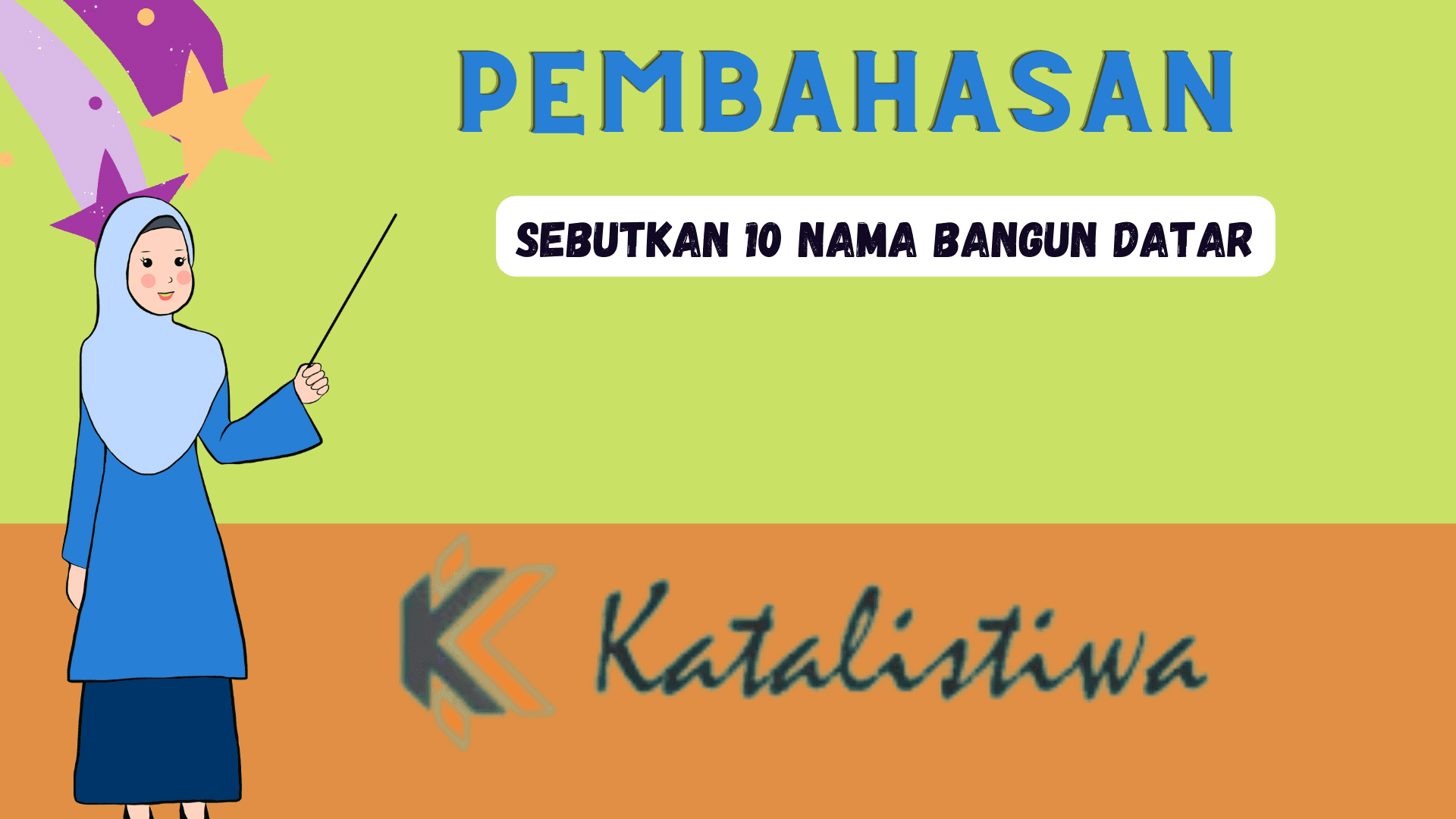 Sebutkan 10 Nama Bangun Datar