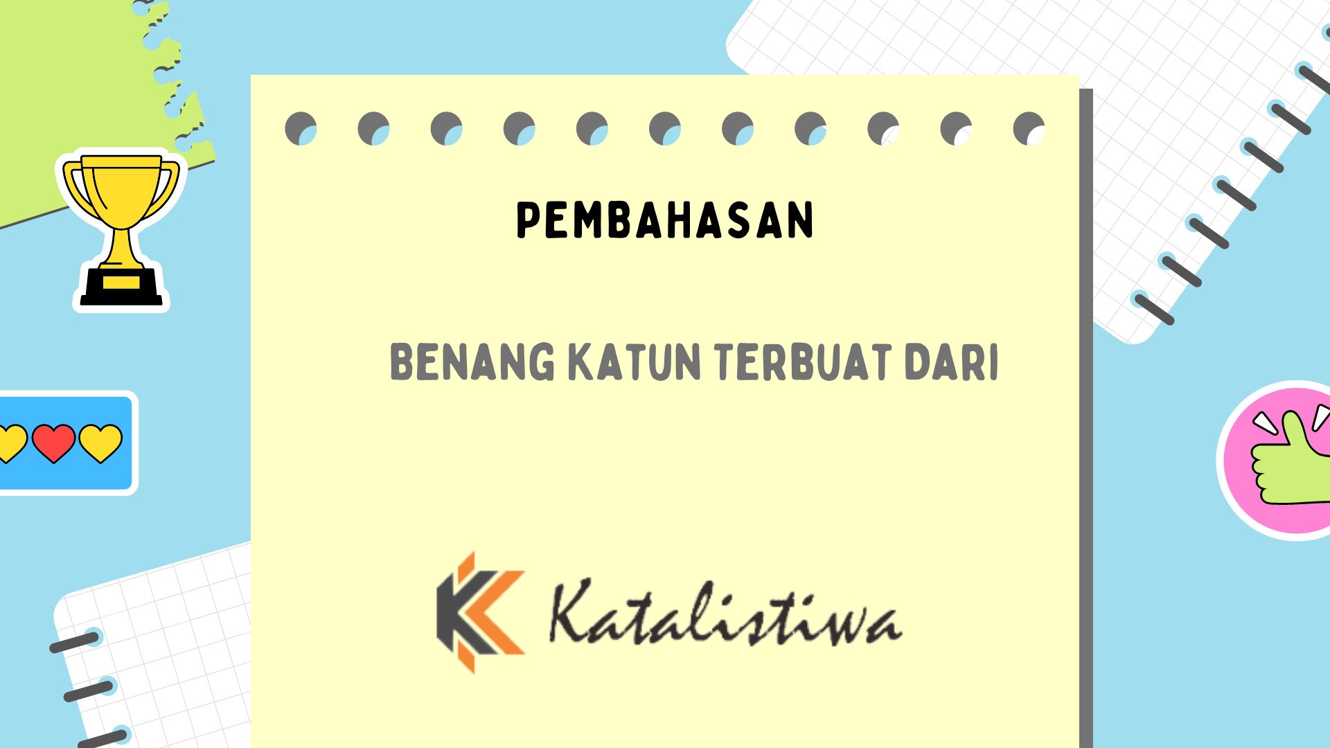 Benang Katun Terbuat Dari