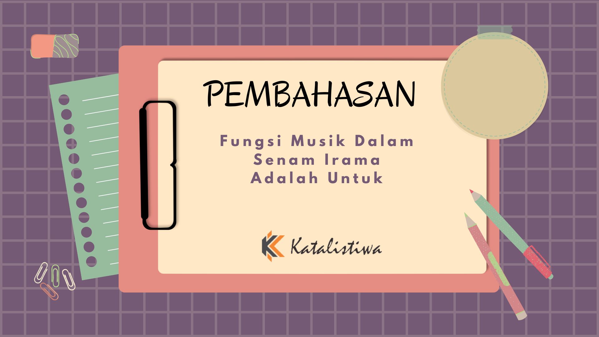 Fungsi Musik Dalam Senam Irama Adalah Untuk