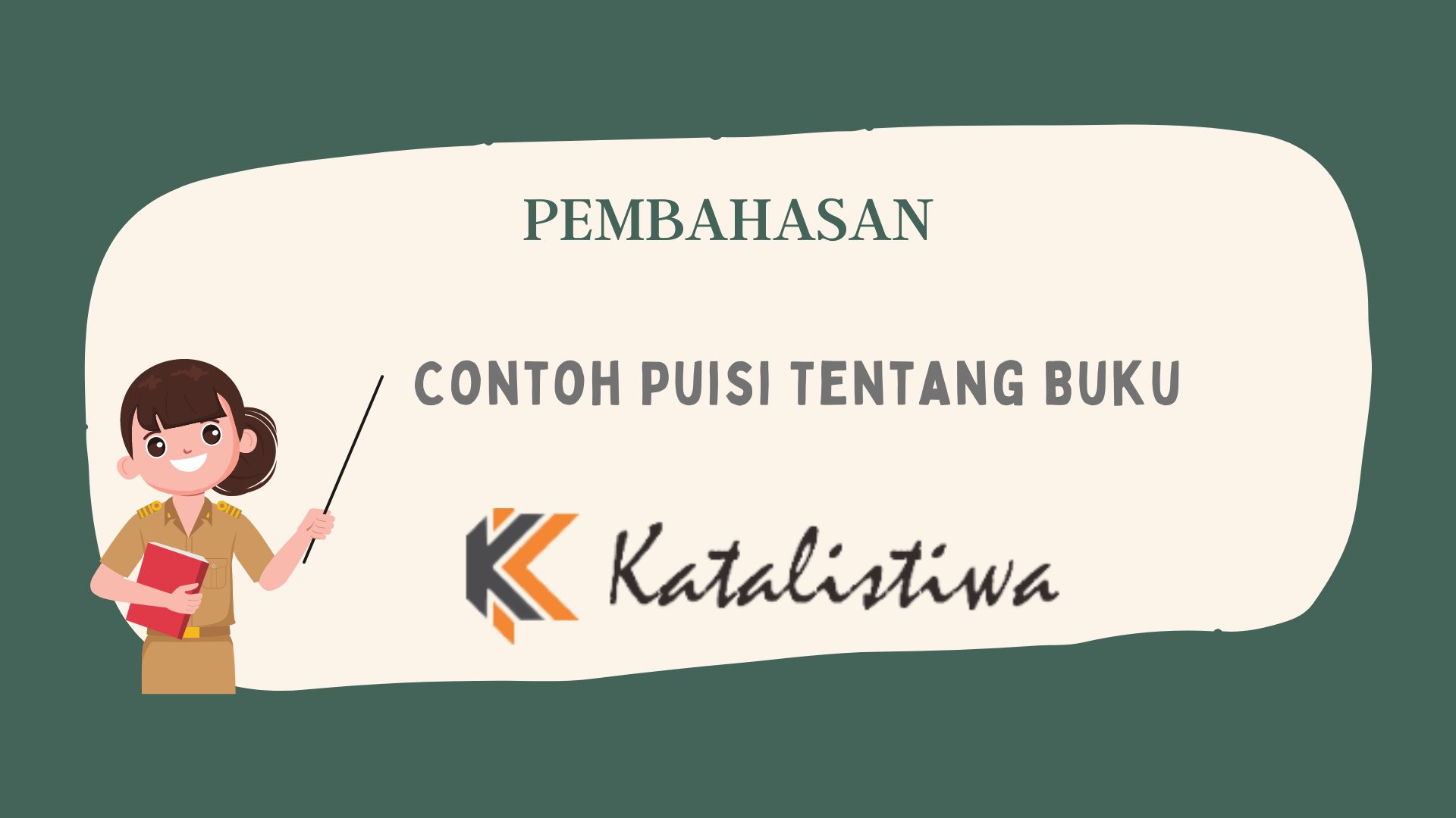 Contoh Puisi Tentang Buku