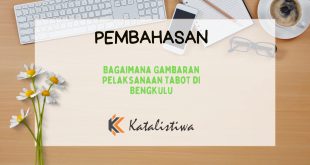 Bagaimana Gambaran Pelaksanaan Tabot di Bengkulu