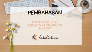 Sebutkan Suku Suku Bangsa Yang Ada di Pulau Sumatera