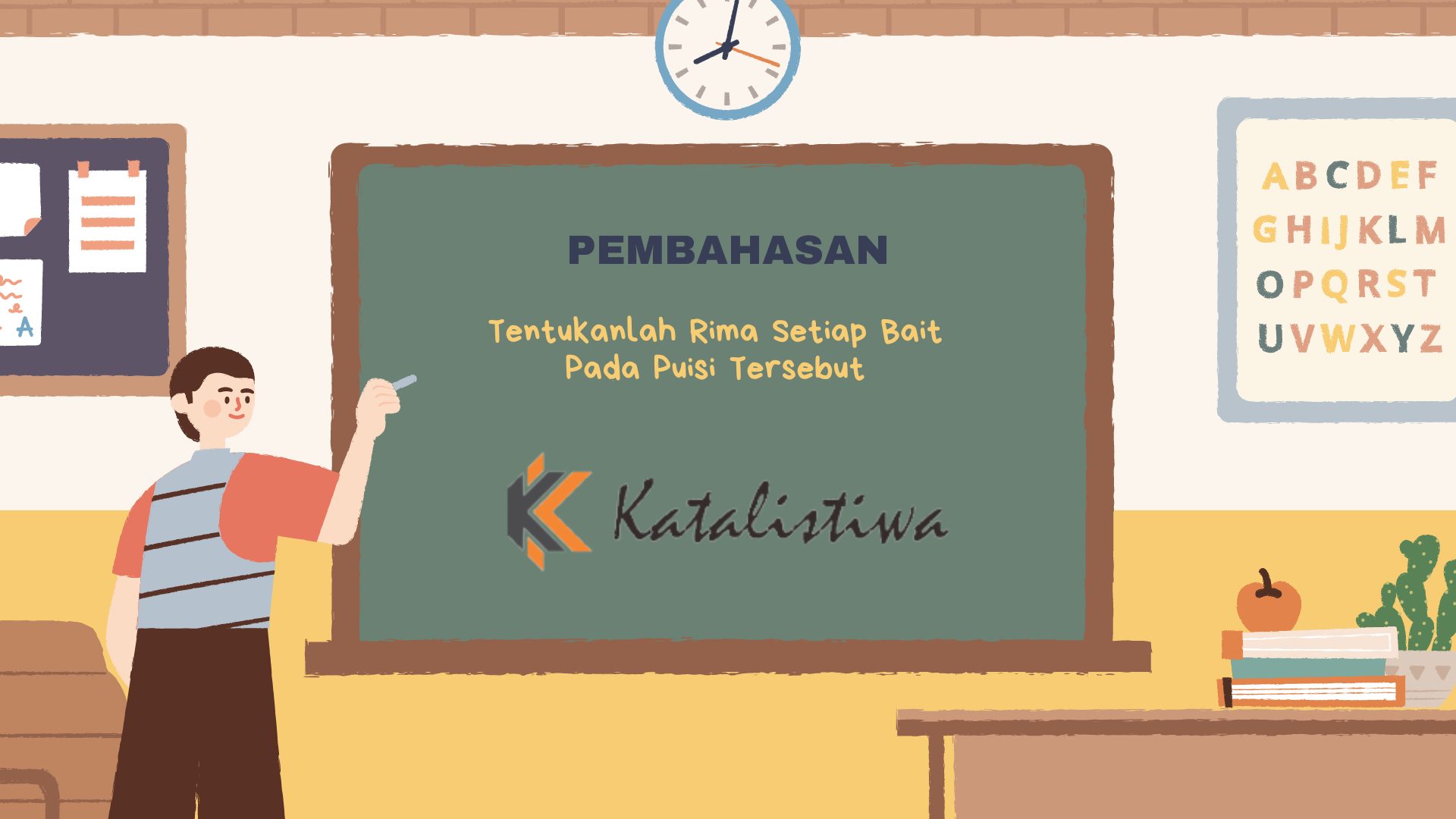 Tentukanlah Rima Setiap Bait Pada Puisi Tersebut