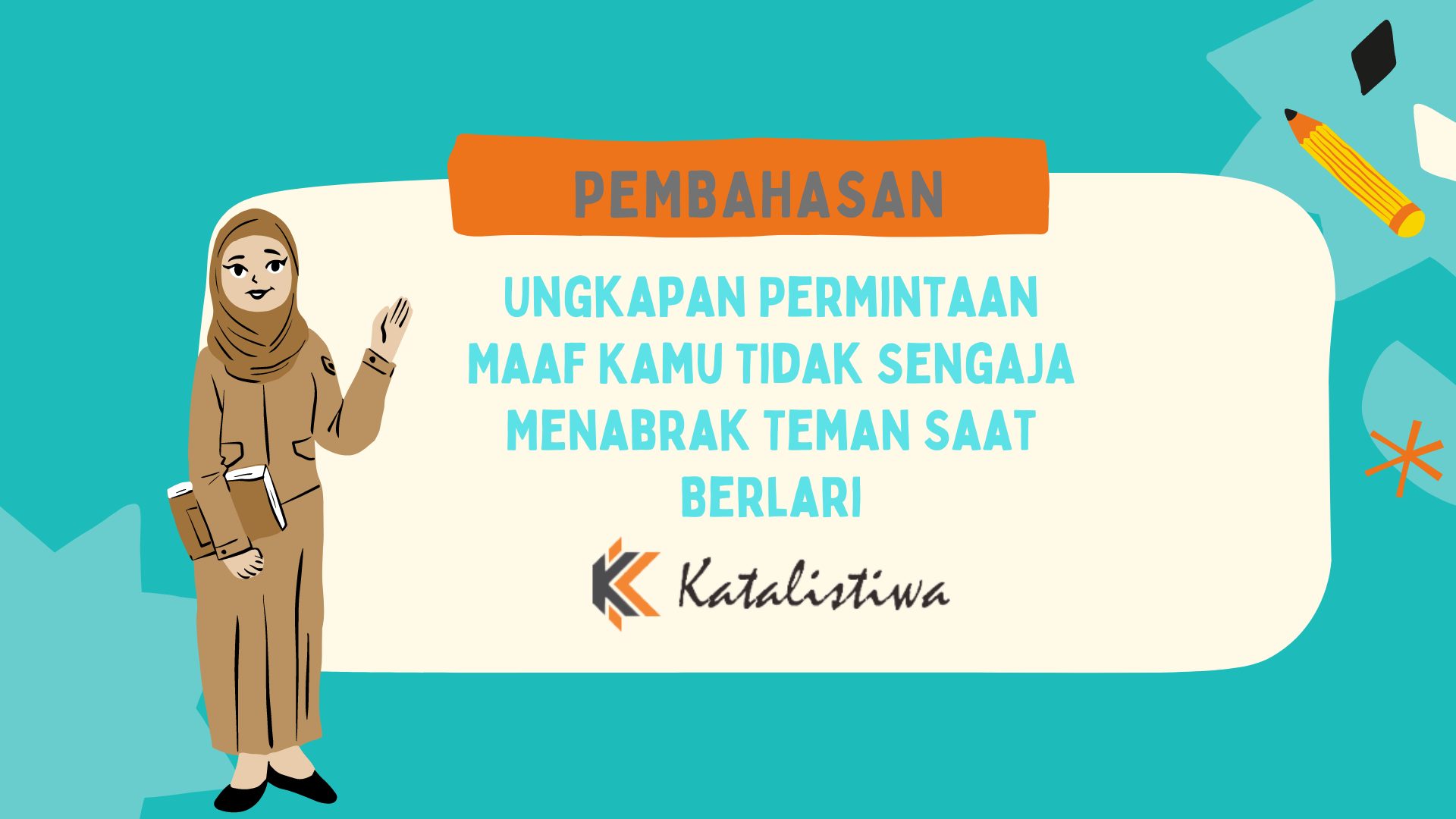 Ungkapan Permintaan Maaf Kamu Tidak Sengaja Menabrak Teman Saat Berlari