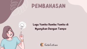 Lagu Yamko Rambe Yamko di Nyanyikan Dengan Tempo