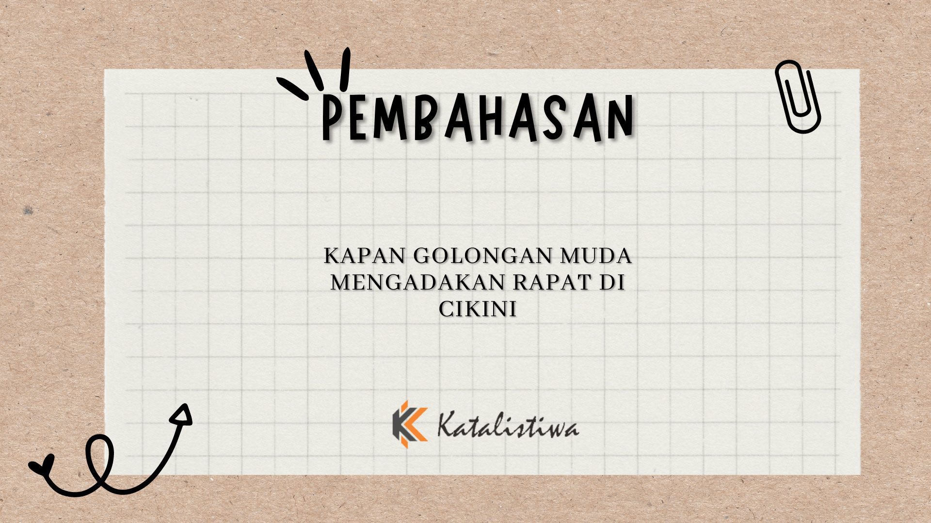 Kapan Golongan Muda Mengadakan Rapat di Cikini