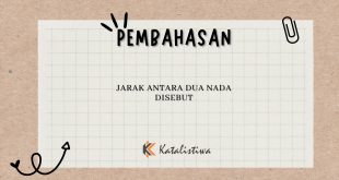 Jarak Antara Dua Nada disebut