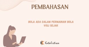 Bola Ada Dalam Permainan Bola Voli Sejak