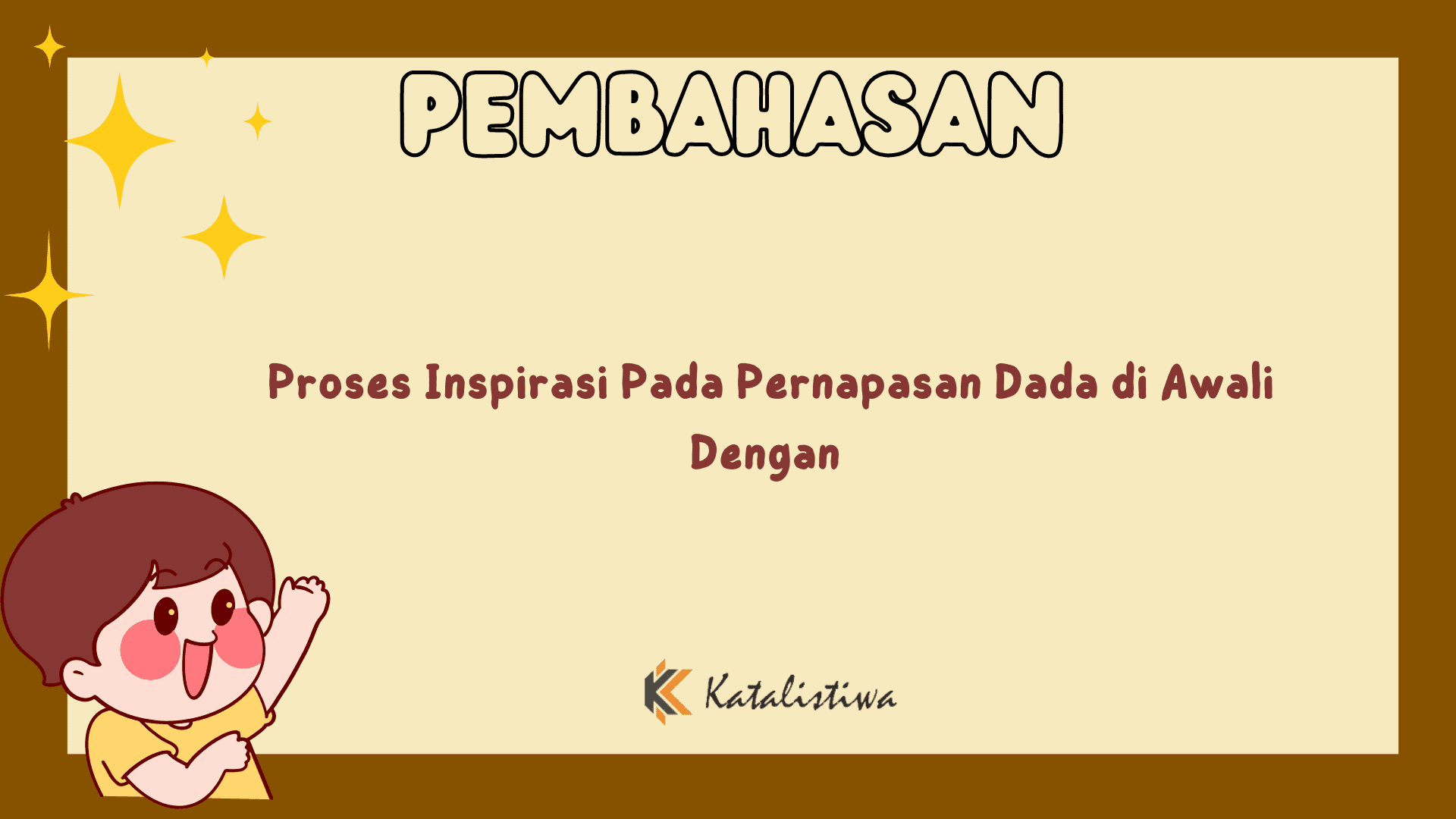 Proses Inspirasi Pada Pernapasan Dada di Awali Dengan