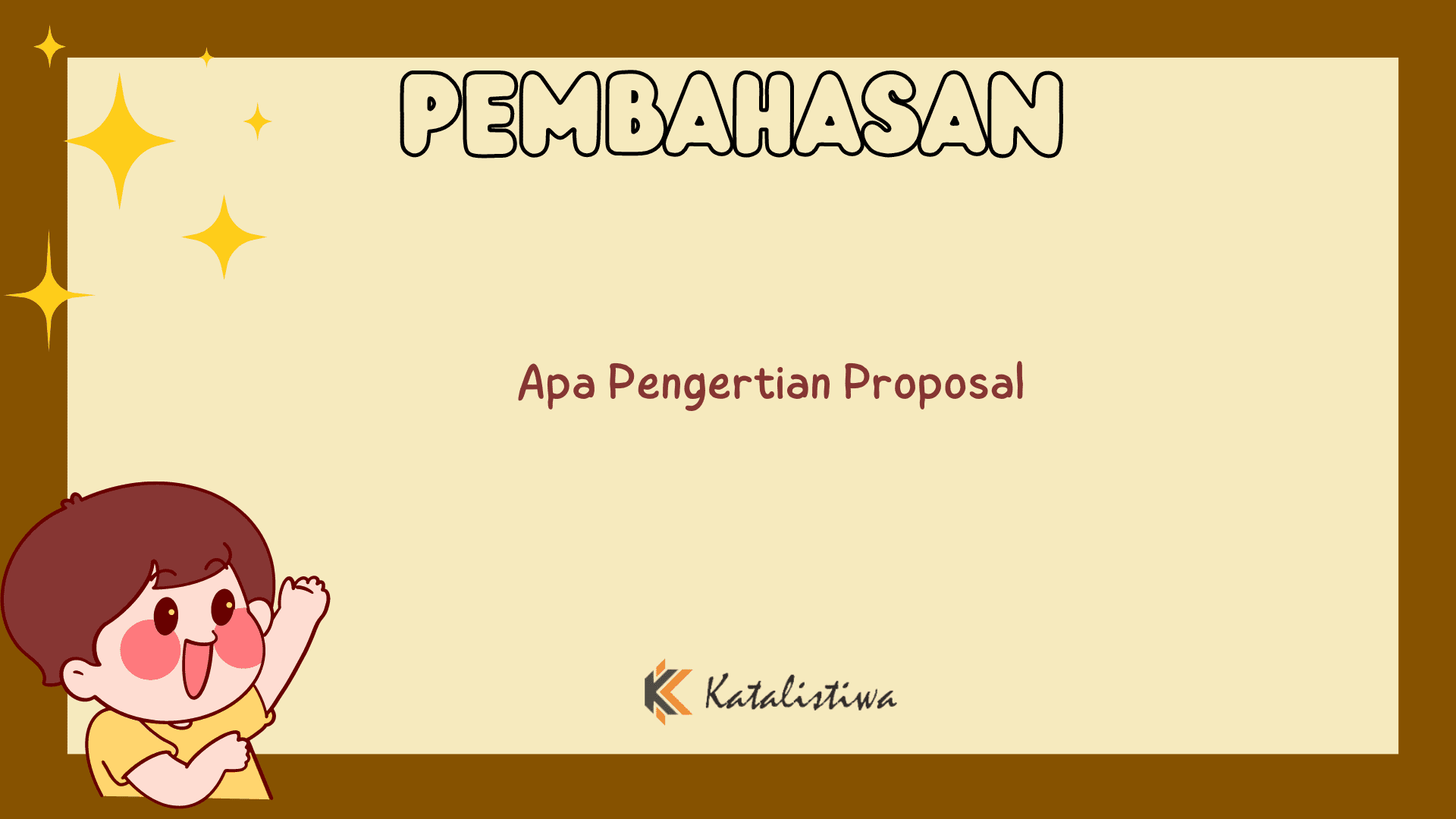 Apa Pengertian Proposal