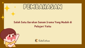 Salah Satu Gerakan Senam Irama Yang Mudah di Pelajari Yaitu