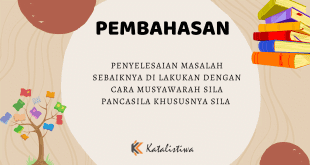 Penyelesaian Masalah Sebaiknya di Lakukan Dengan Cara Musyawarah Sila Pancasila khususnya Sila 