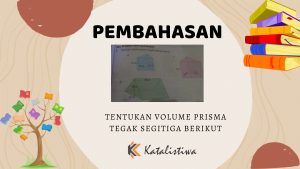 Tentukan Volume Prisma Tegak Segitiga Berikut