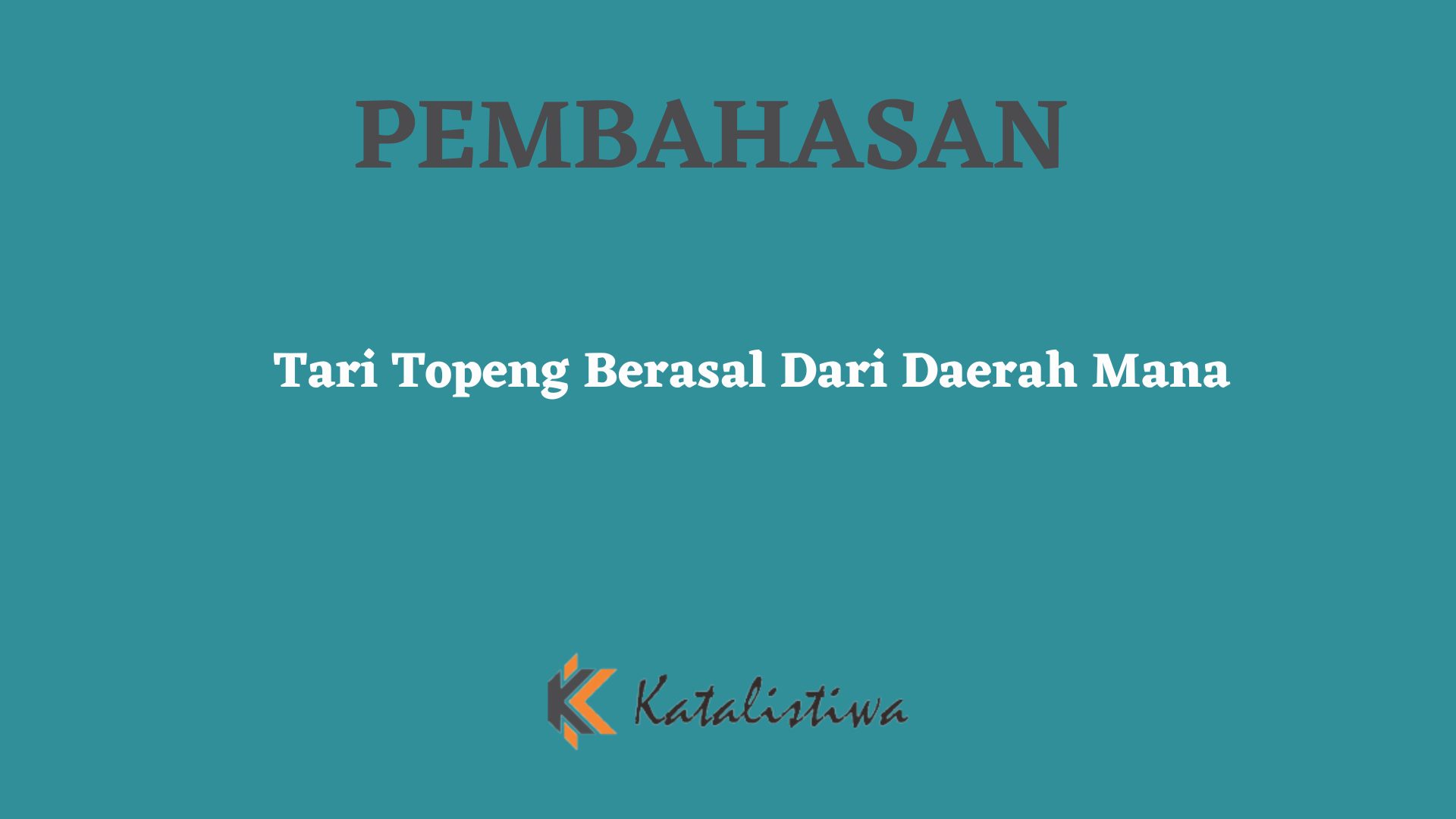 Tari Topeng Berasal Dari Daerah Mana