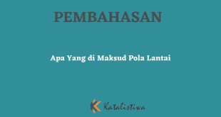 Apa Yang di Maksud Pola Lantai