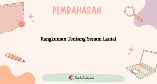 Rangkuman Tentang Senam Lantai