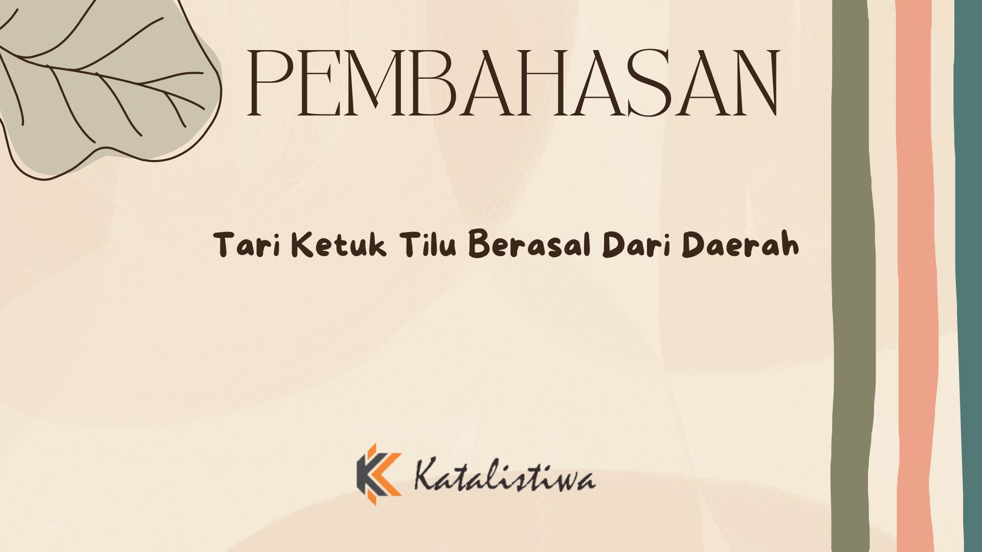 Tari Ketuk Tilu Berasal Dari Daerah