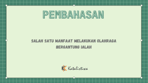 Salah Satu Manfaat Melakukan Olahraga Bergantung Ialah