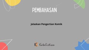 Jelaskan Pengertian Komik