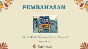Kereta Kuda Sewaan Seperti Dokar di Yogyakarta