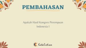 Apakah Hasil Kongres Perempuan Indonesia I