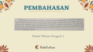 Pokok Pikiran Paragraf 1