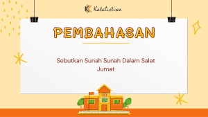 Sebutkan Sunah Sunah Dalam Salat Jumat