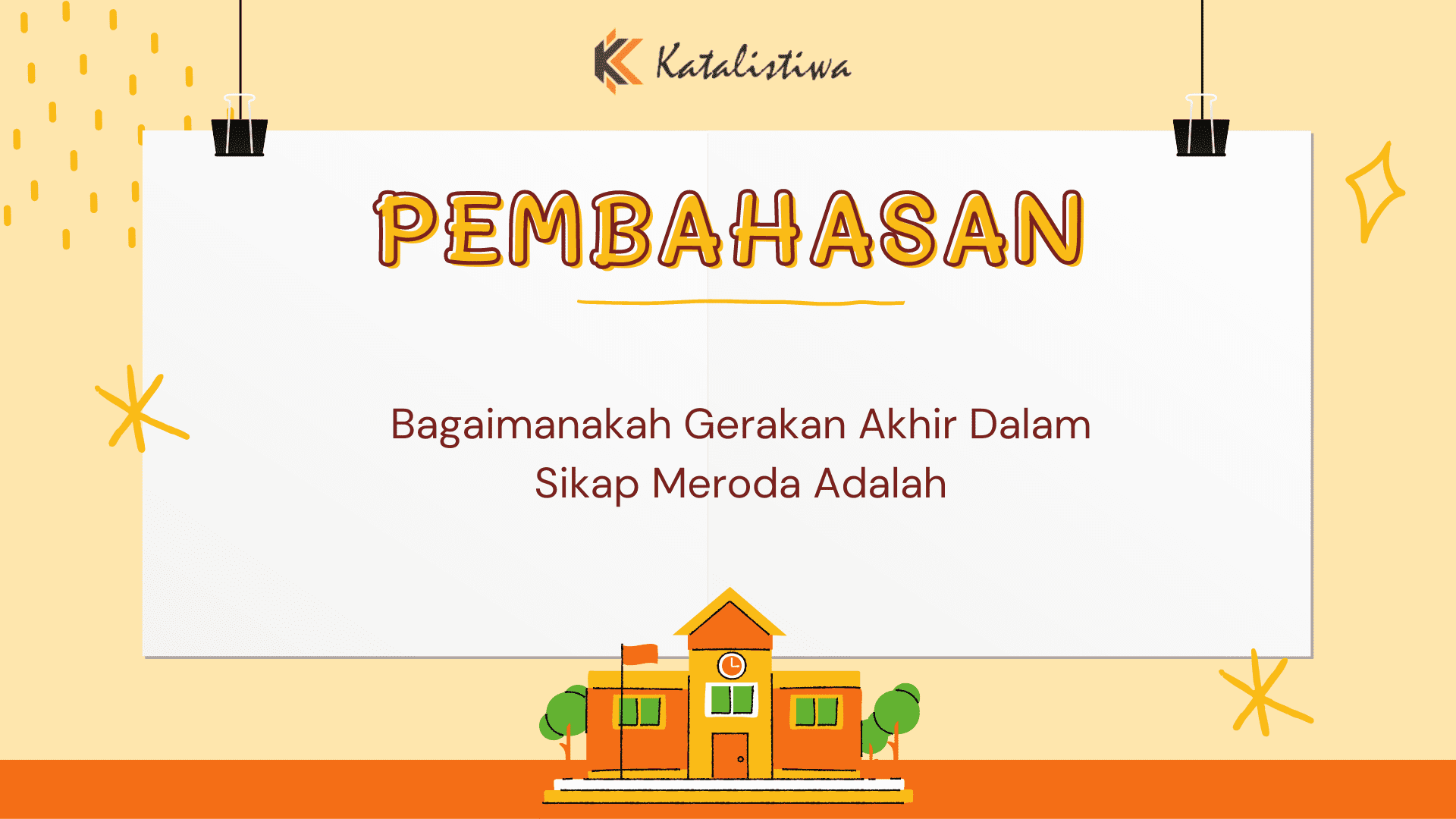 Bagaimanakah Gerakan Akhir Dalam Sikap Meroda Adalah