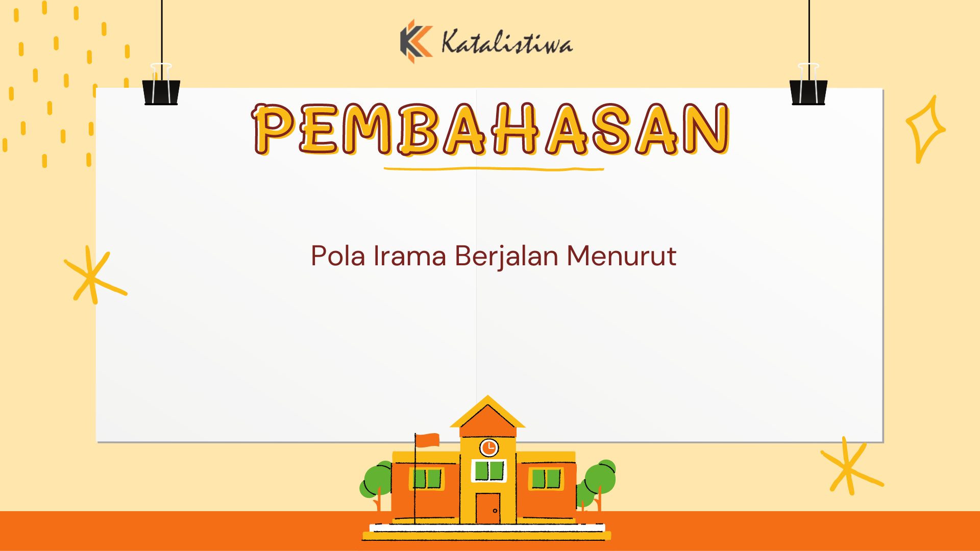 Pola Irama Berjalan Menurut