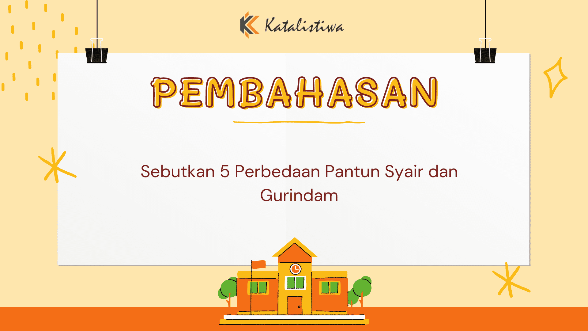 Sebutkan 5 Perbedaan Pantun Syair dan Gurindam