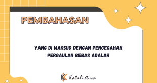 Yang di Maksud Dengan Pencegahan Pergaulan Bebas Adalah