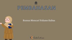 Rumus Mencari Volume Kubus