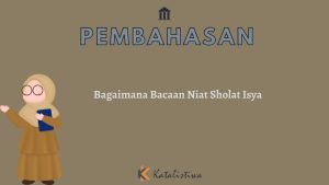 Bagaimana Bacaan Niat Sholat Isya