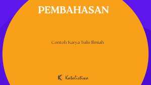 Contoh Karya Tulis Ilmiah