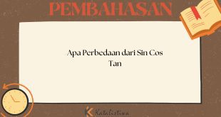 Apa Perbedaan dari Sin Cos Tan