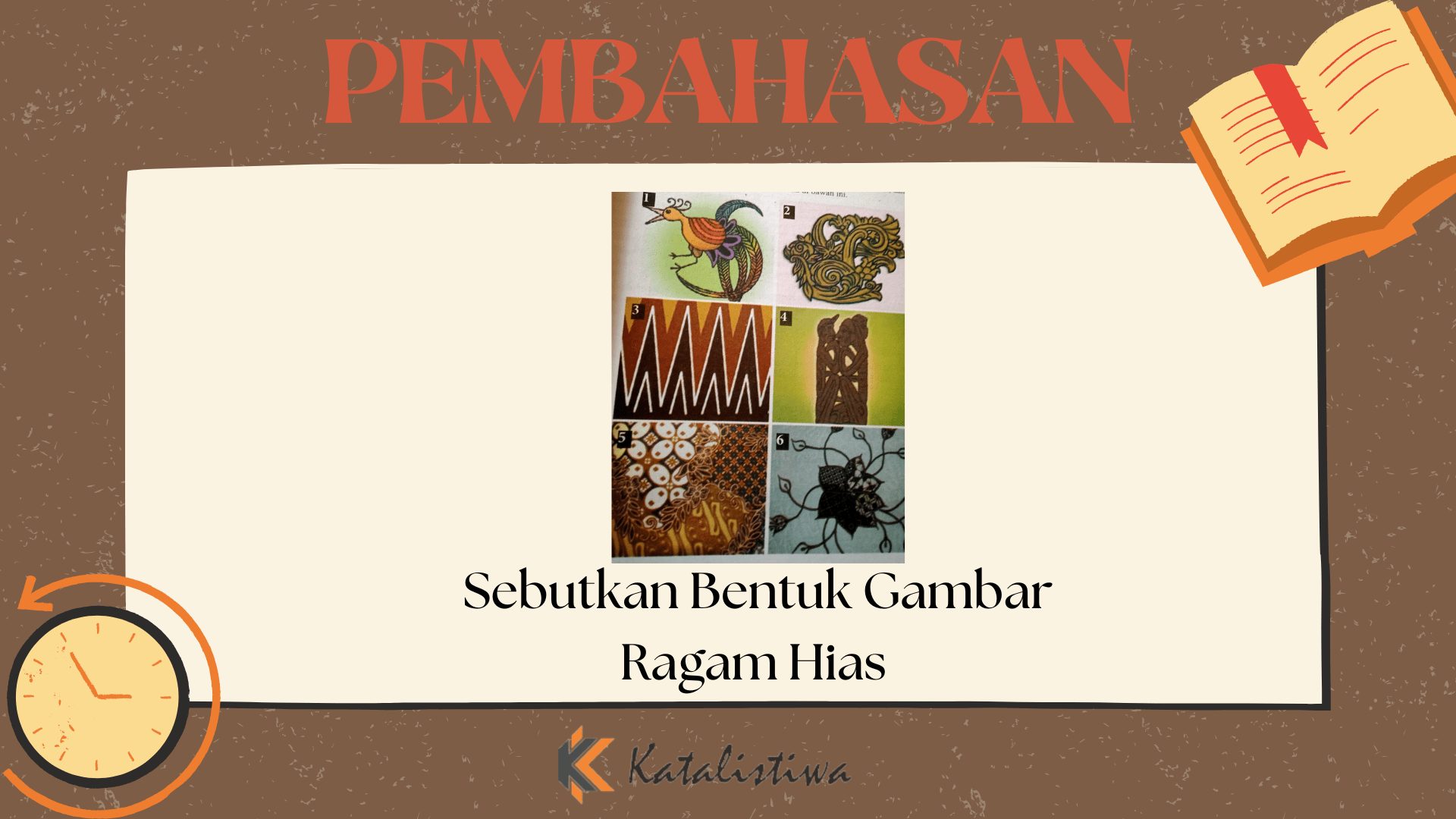 Sebutkan Bentuk Gambar Ragam Hias