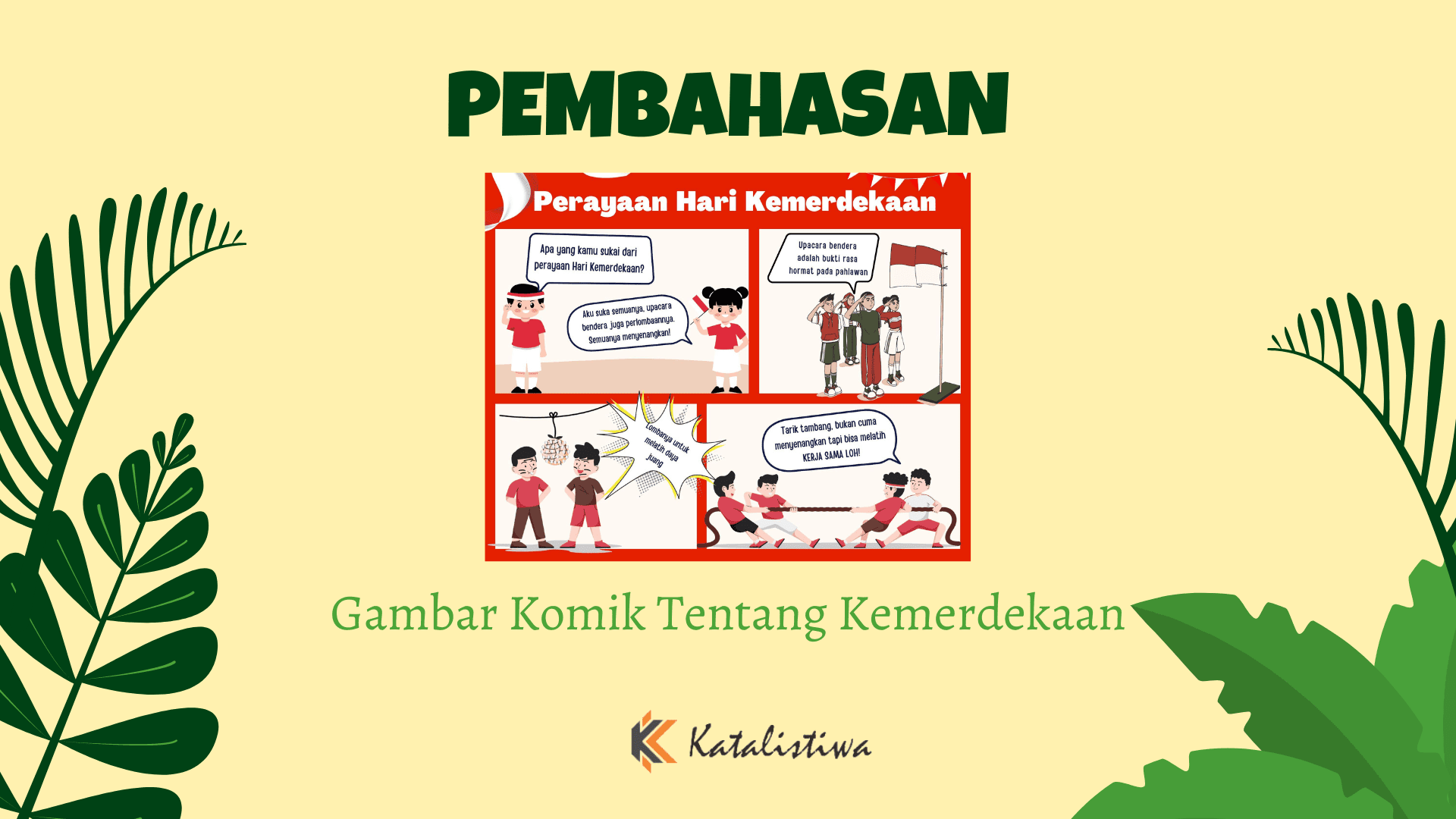 Gambar Komik Tentang Kemerdekaan