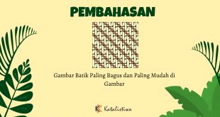 Gambar Batik Paling Bagus dan Paling Mudah di Gambar