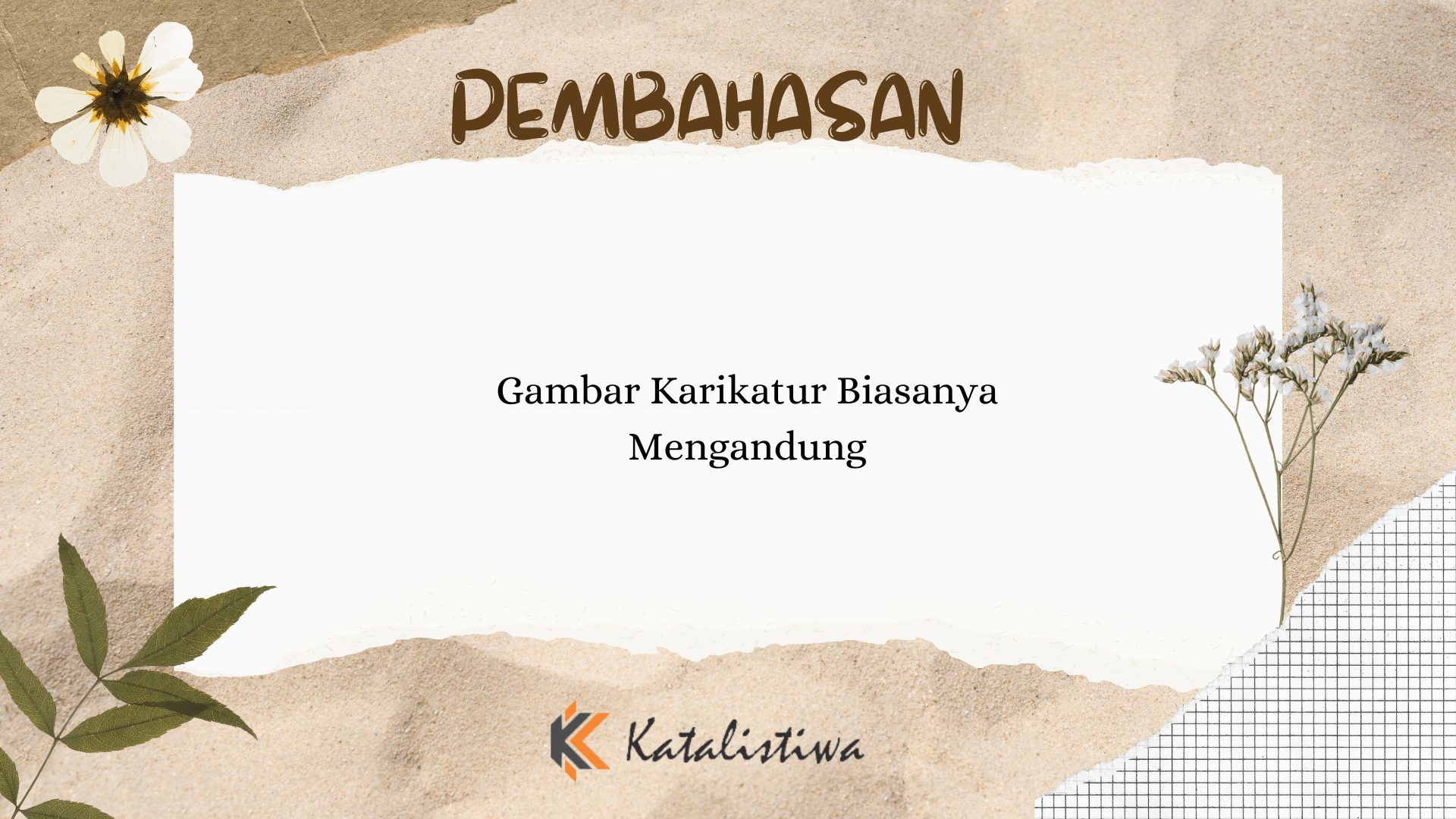 Gambar Karikatur Biasanya Mengandung