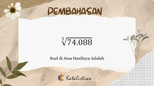 Soal di Atas Hasilnya Adalah