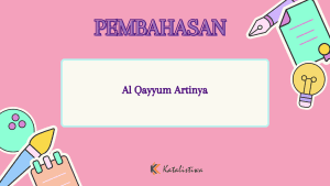 Al Qayyum Artinya