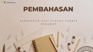 Berapakah Gaji Tukang Parkir Pesawat